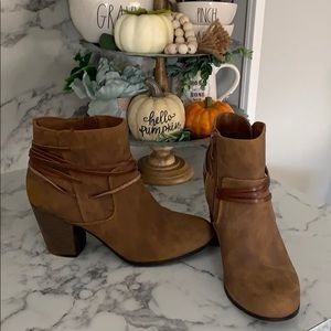 Faux Leather Booties